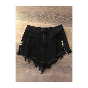 UNIF high waisted shorts